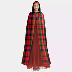 MacNaughton Modern Tartan Plaid Hooded Cloak