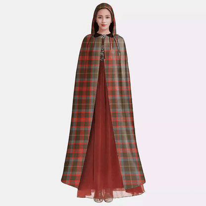 MacKintosh Hunting Weathered Tartan Plaid Hooded Cloak