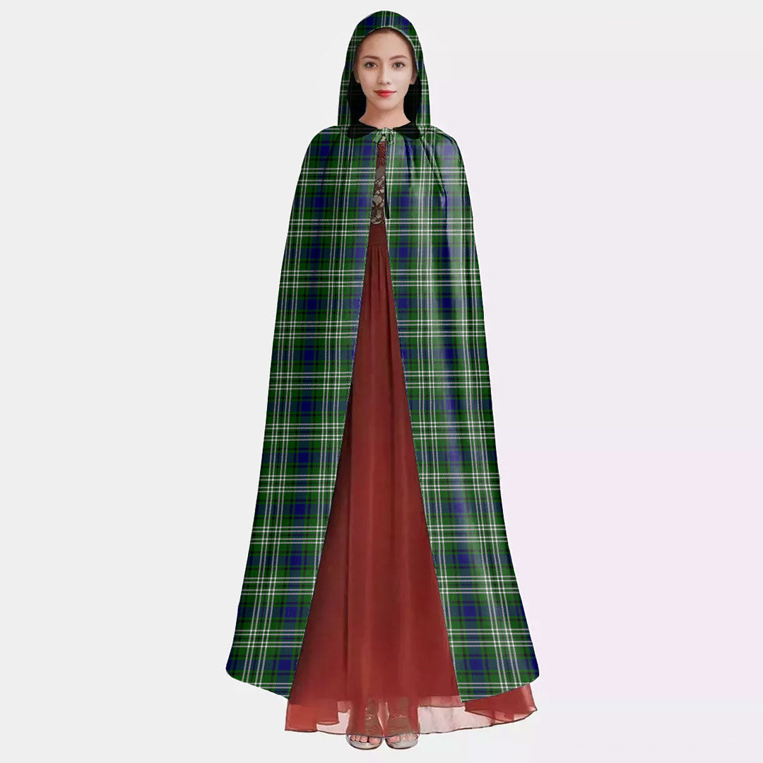 Tweedside District Tartan Plaid Hooded Cloak