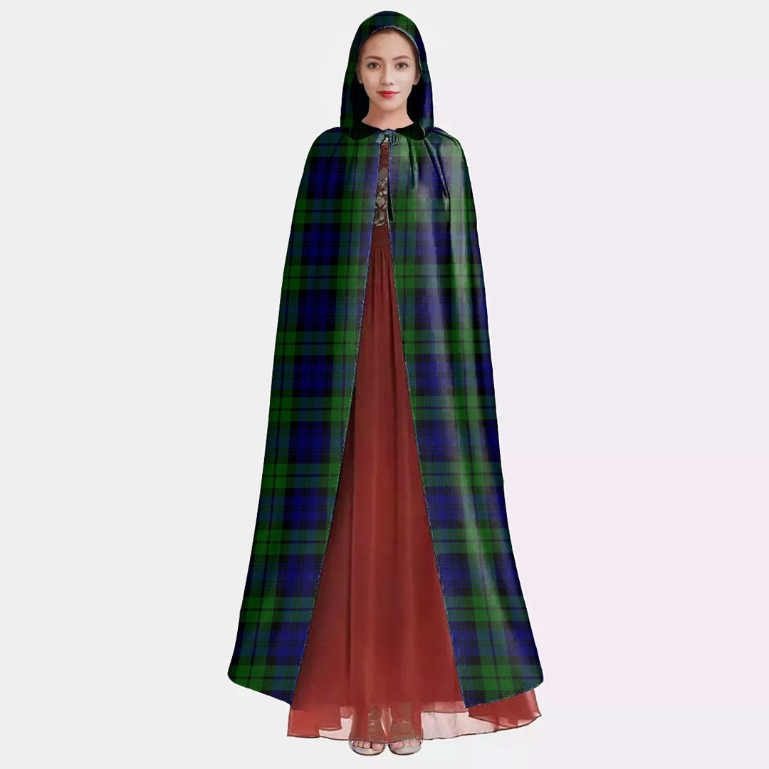 Campbell Modern Tartan Plaid Hooded Cloak