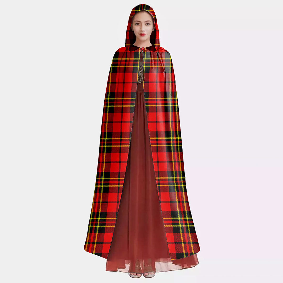 Brodie Modern Tartan Plaid Hooded Cloak