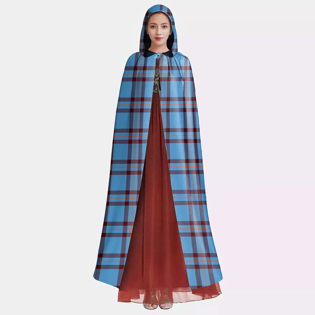 Elliot Ancient Tartan Plaid Hooded Cloak