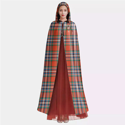 MacFarlane Ancient Tartan Crest Hooded Cloak