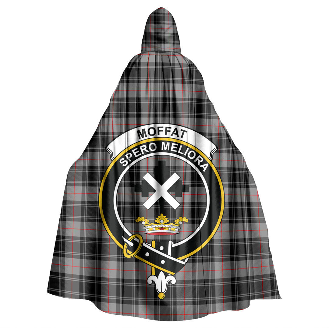 Moffat Modern Tartan Crest Hooded Cloak