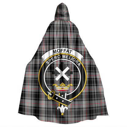 Moffat Modern Tartan Crest Hooded Cloak