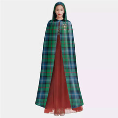 Urquhart Ancient Tartan Crest Hooded Cloak