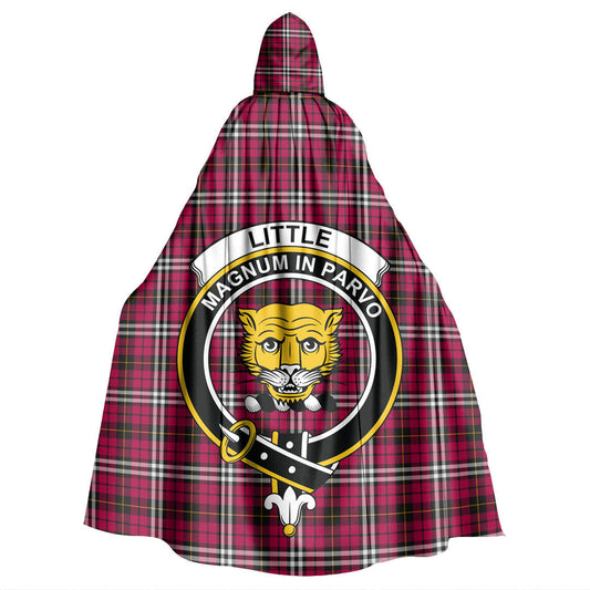 Little Tartan Crest Hooded Cloak