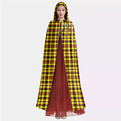 Jardine Tartan Crest Hooded Cloak