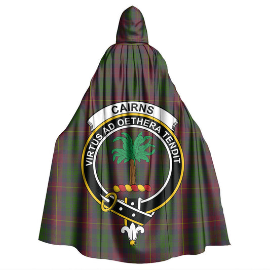 Cairns Tartan Crest Hooded Cloak