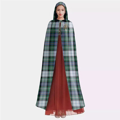 MacKenzie Dress Ancient Tartan Crest Hooded Cloak