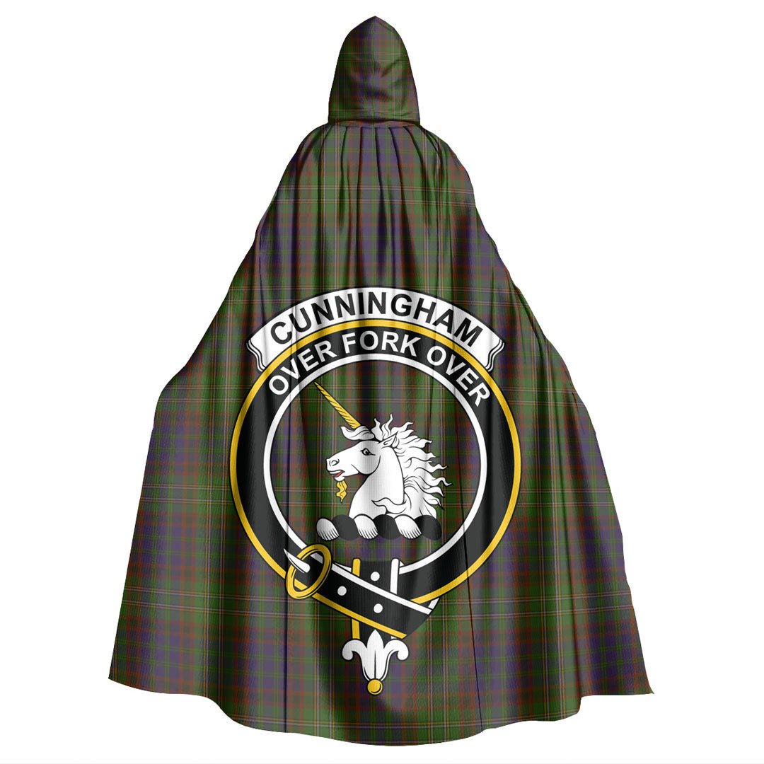 Cunningham Modern Tartan Crest T-shirt - Alba Celtic Style main image 1