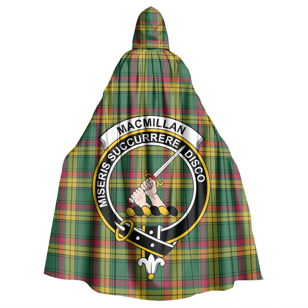 MacMillan Old Ancient Tartan Crest Hooded Cloak