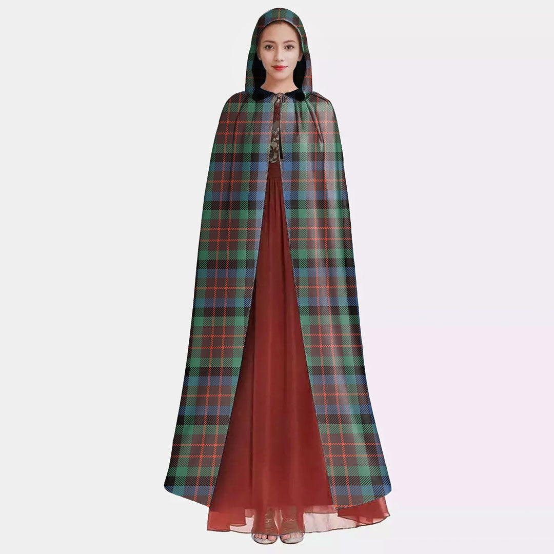 MacDuff Hunting Ancient Tartan Plaid Hooded Cloak