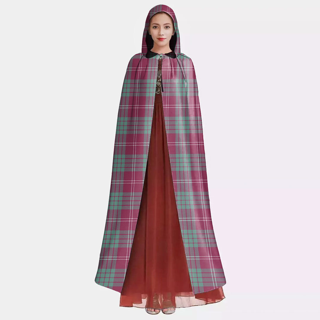 Crawford Ancient Tartan Plaid Hooded Cloak