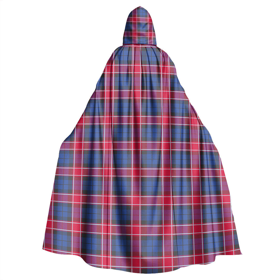 Graham of Menteith Red Tartan Plaid Hooded Cloak