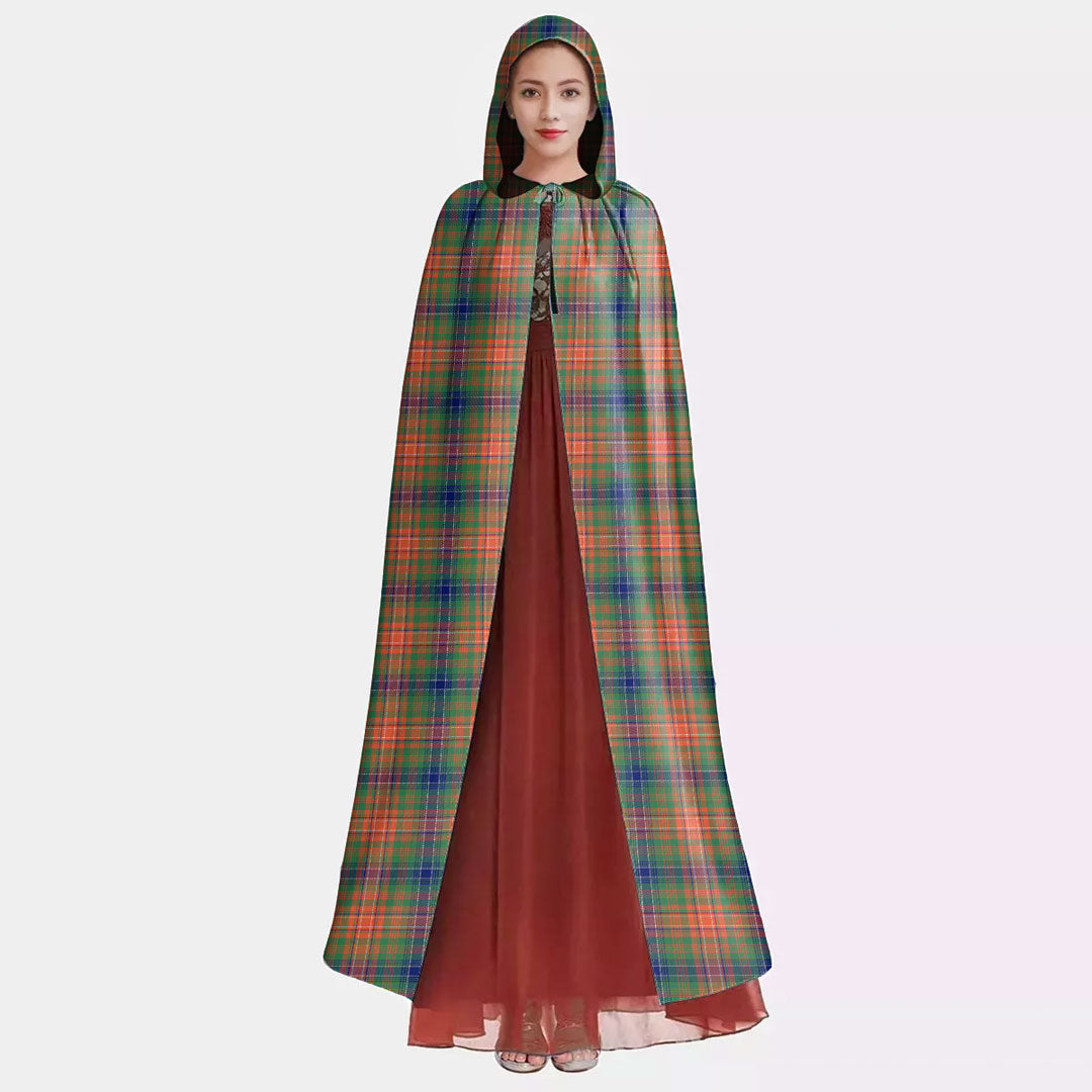 Wilson Ancient Tartan Plaid Hooded Cloak