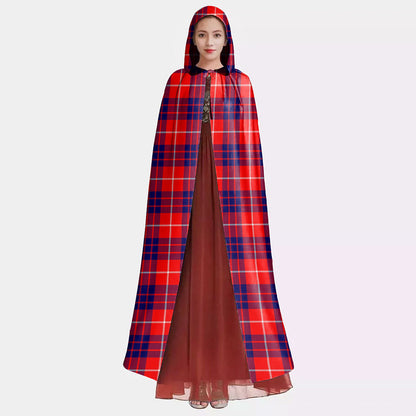 Hamilton Modern Tartan Plaid Hooded Cloak