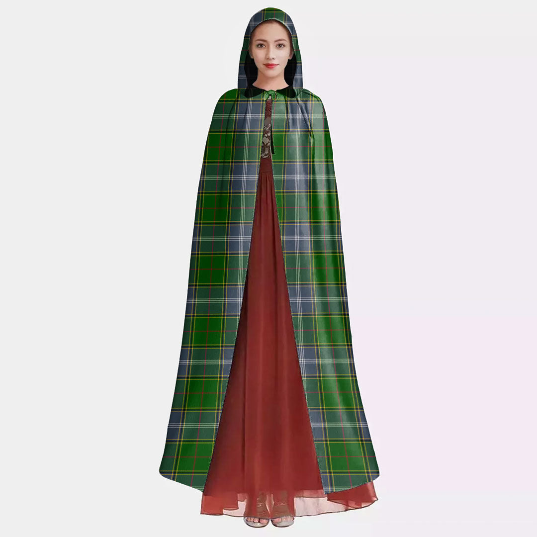 Pringle Tartan Plaid Hooded Cloak