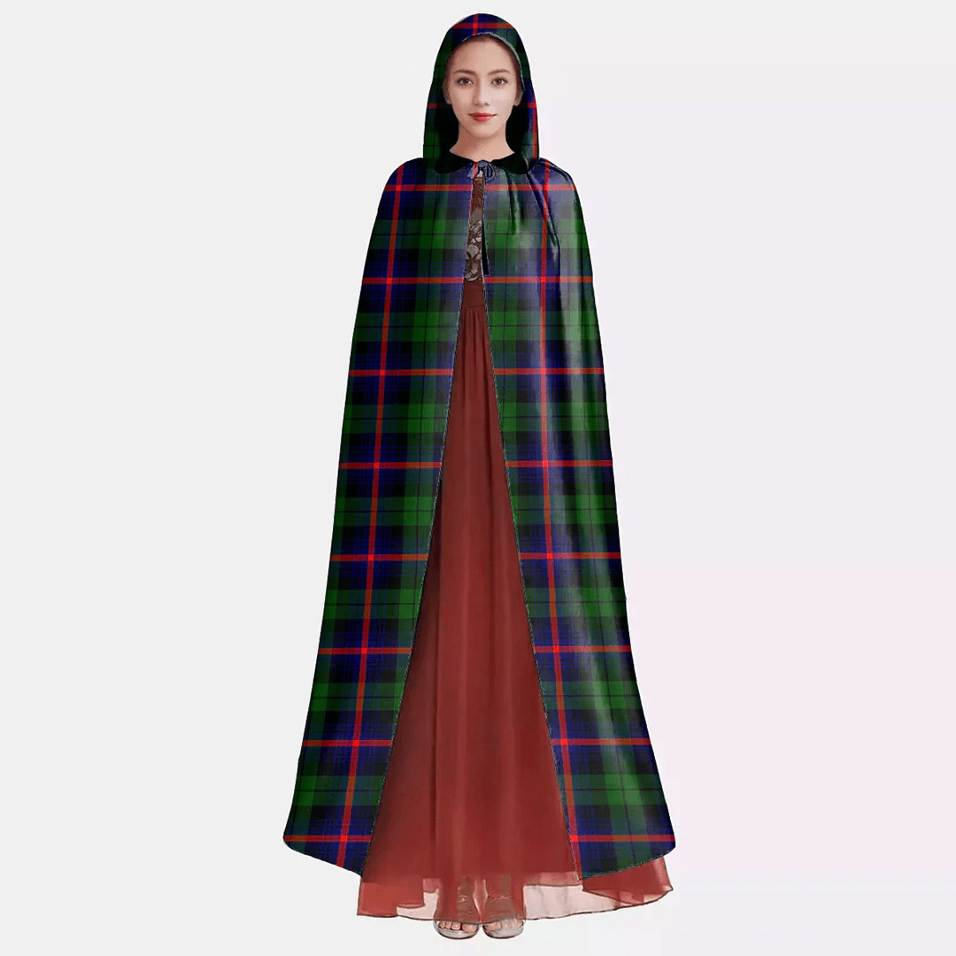 Urquhart Modern Tartan Plaid Hooded Cloak