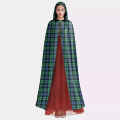 Rose Hunting Ancient Tartan Plaid Hooded Cloak