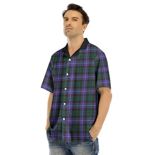 Hunter Modern Tartan Plaid Hawaii Shirt