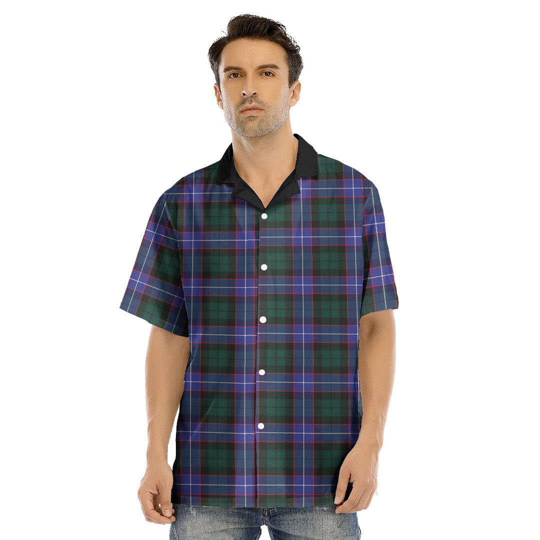 Hunter Modern Tartan Plaid Hawaii Shirt