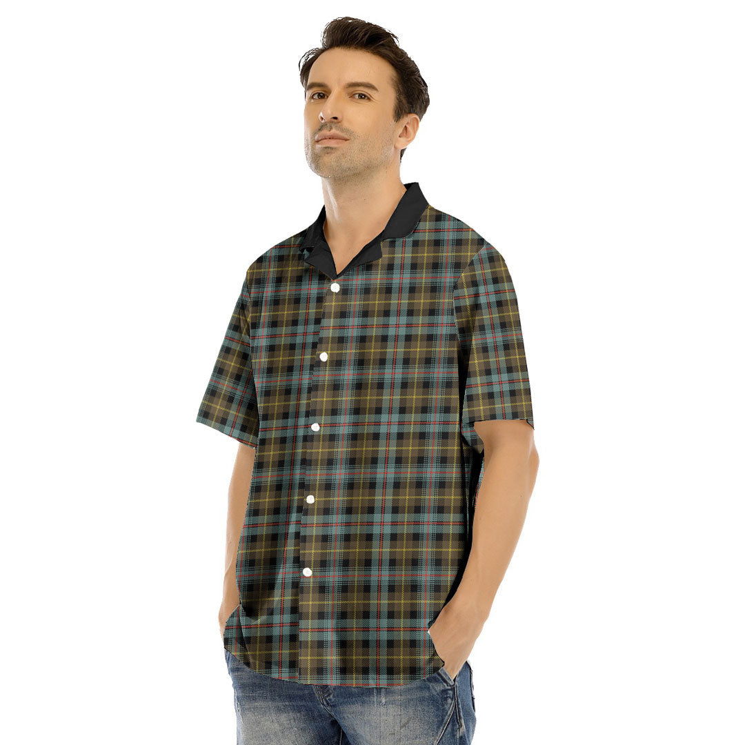 Farquharson Weathered Tartan Plaid Hawaii Shirt