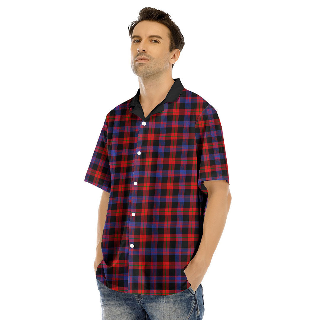 Brown Modern Tartan Plaid Hawaii Shirt