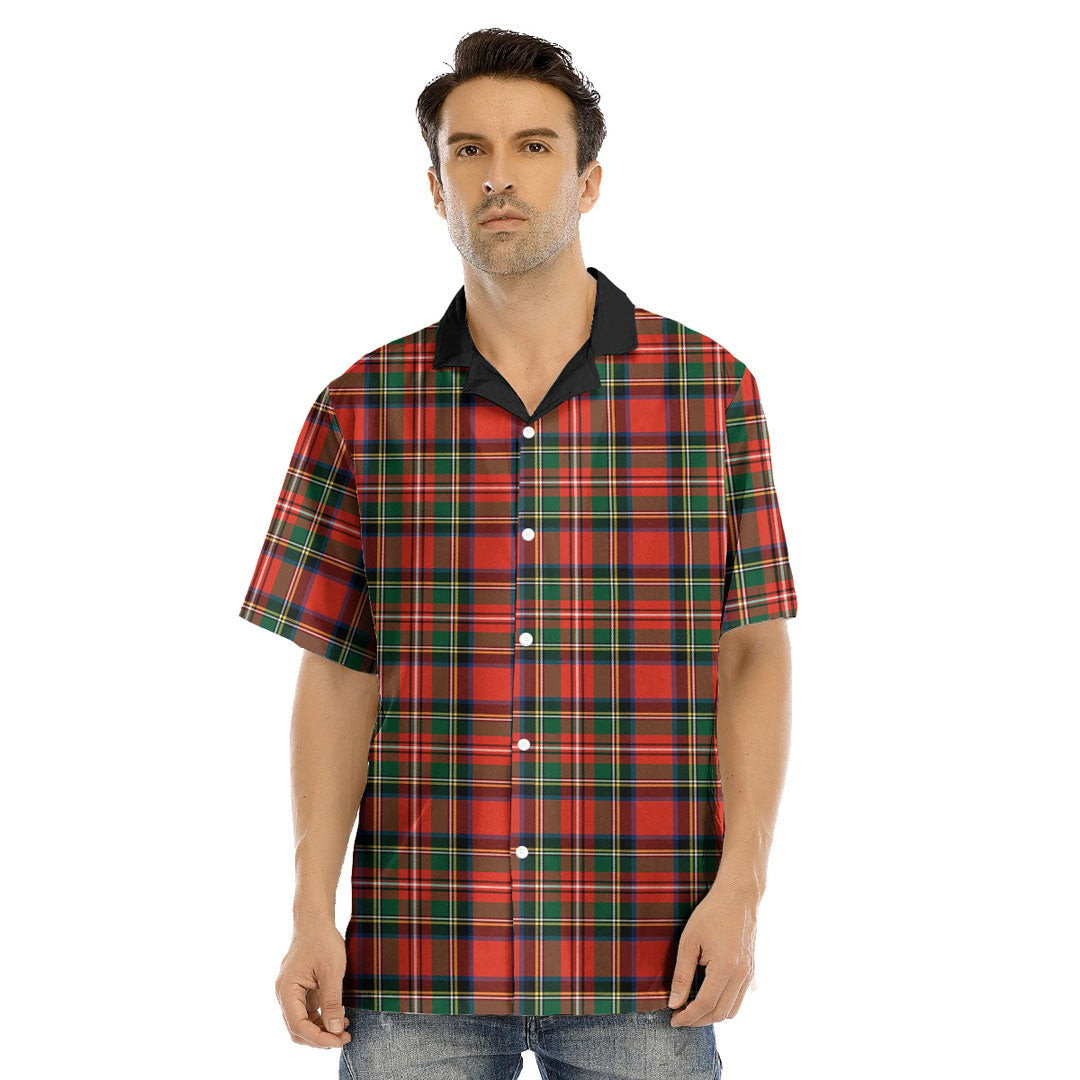 Stewart Royal Modern Tartan Plaid Hawaii Shirt