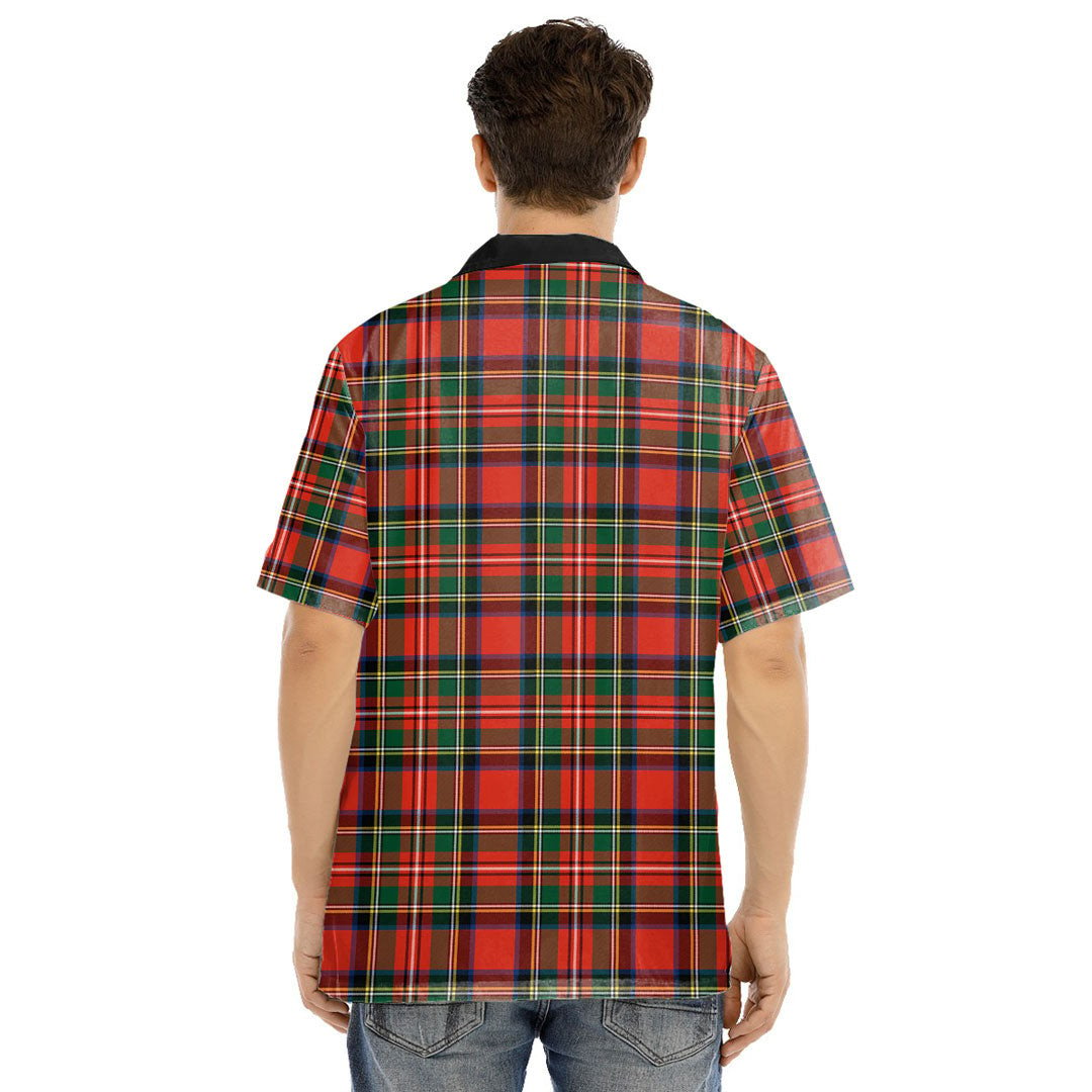 Stewart Royal Modern Tartan Plaid Hawaii Shirt