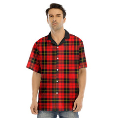 Wallace Hunting Red Tartan Plaid Hawaii Shirt