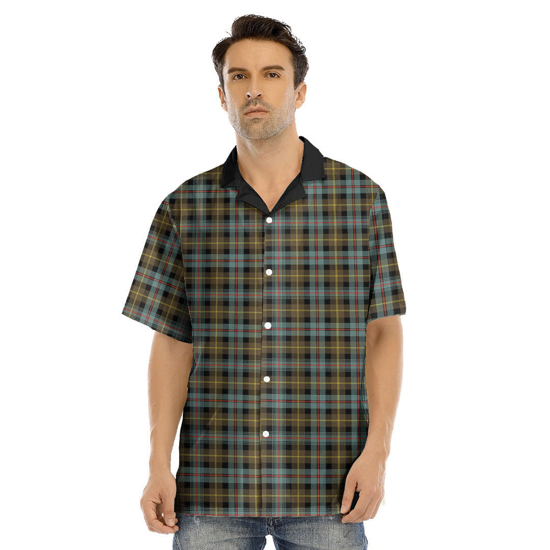 Farquharson Weathered Tartan Plaid Hawaii Shirt