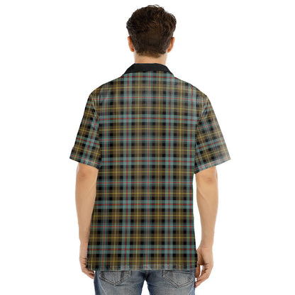 Farquharson Weathered Tartan Plaid Hawaii Shirt