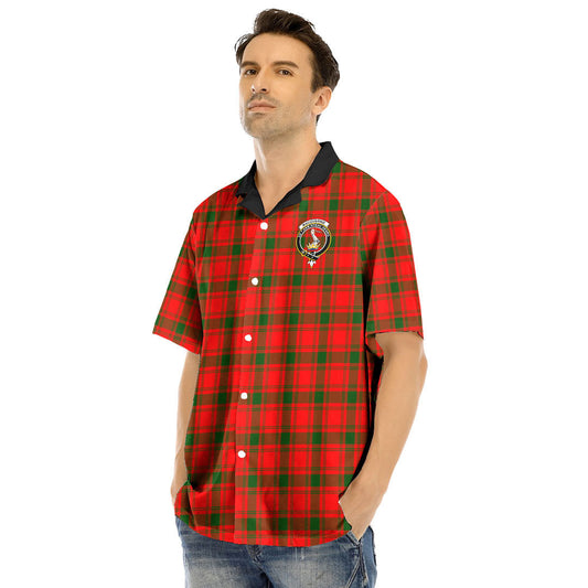 MacQuarrie Modern Tartan Crest Hawaii Shirt