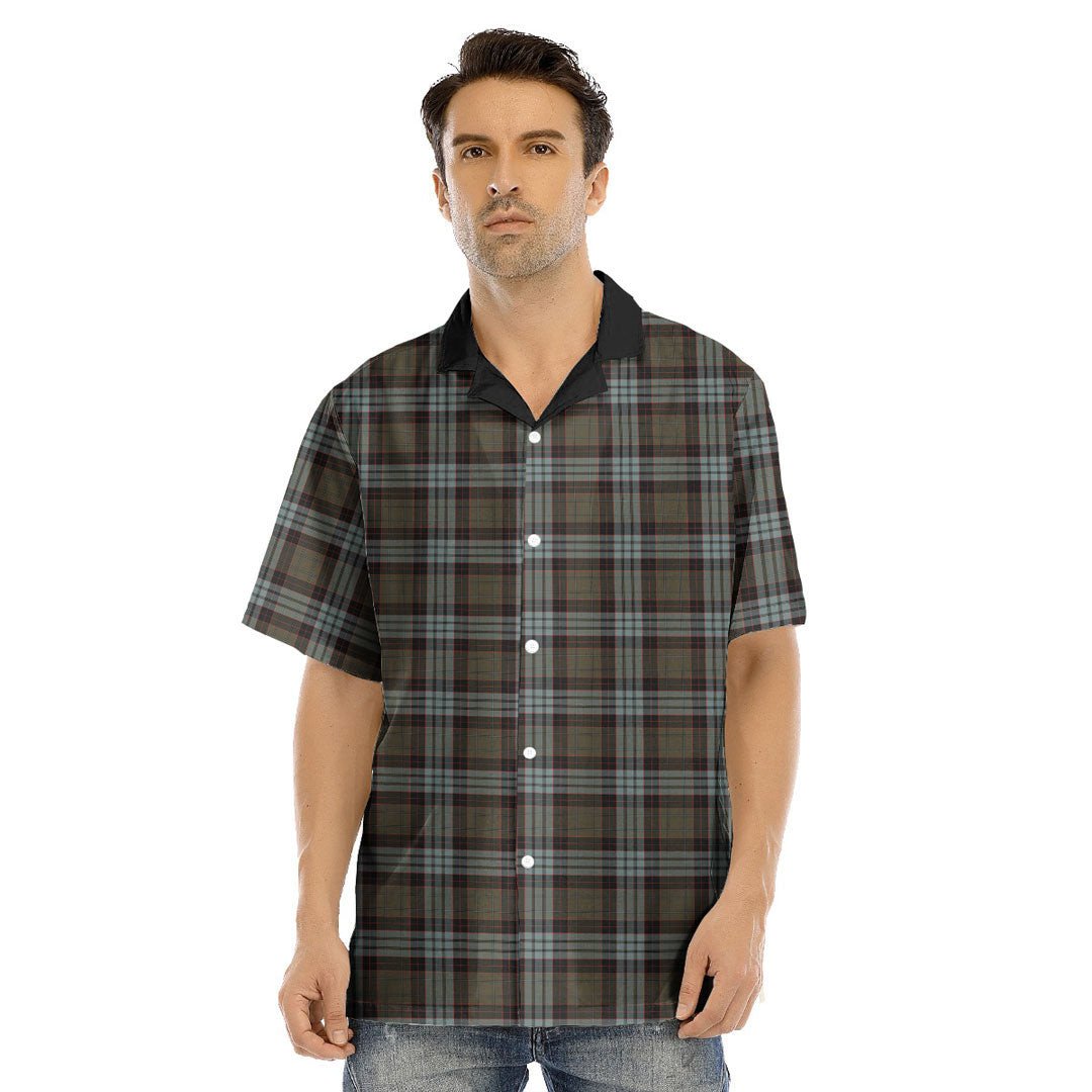 Stewart Old Weathered Tartan Plaid Hawaii Shirt