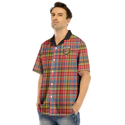 Drummond of Strathallan Tartan Crest Hawaii Shirt