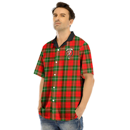 Lennox Modern Tartan Crest Hawaii Shirt