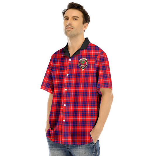 Hamilton Modern Tartan Crest Hawaii Shirt