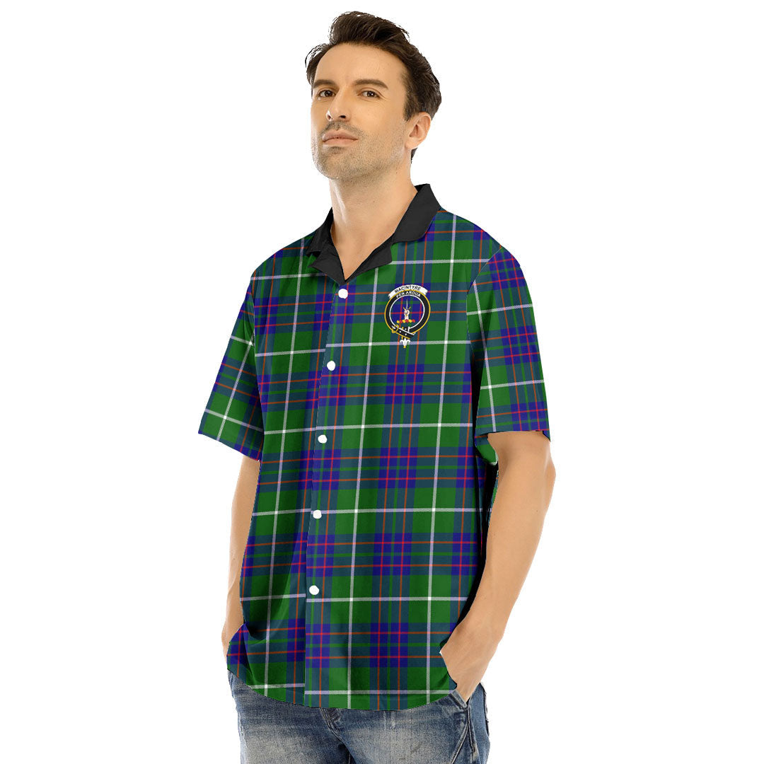 MacIntyre Hunting Modern Tartan Crest Hawaii Shirt