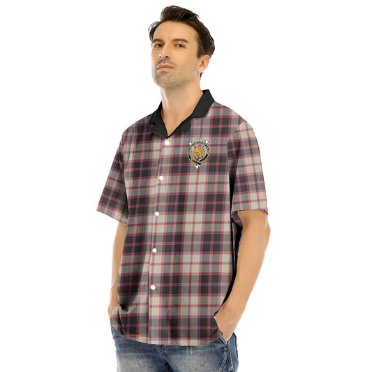 MacPherson Hunting Ancient Tartan Crest Hawaii Shirt