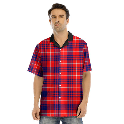 Hamilton Modern Tartan Plaid Hawaii Shirt