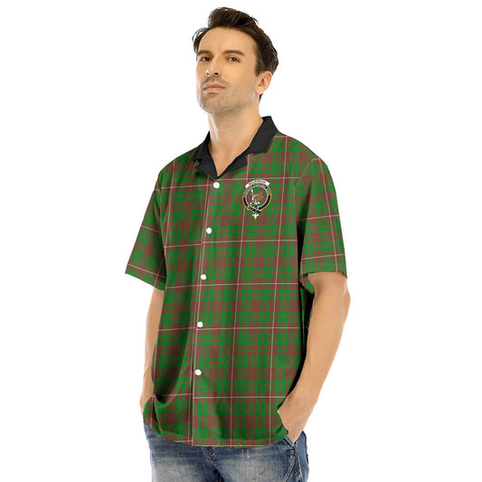 MacKinnon Hunting Modern Tartan Crest Hawaii Shirt