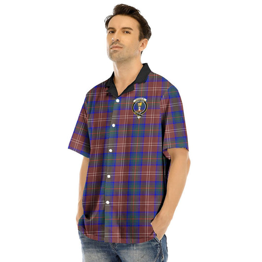 Chisholm Hunting Modern Tartan Crest Hawaii Shirt