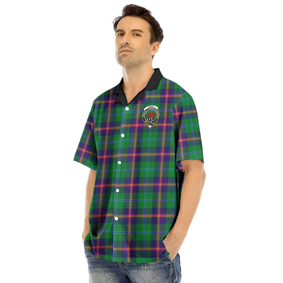 Young Modern Tartan Crest Hawaii Shirt