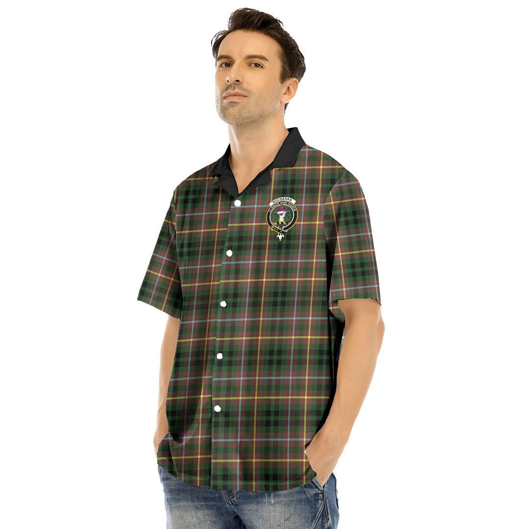 Buchanan Hunting Tartan Crest Hawaii Shirt
