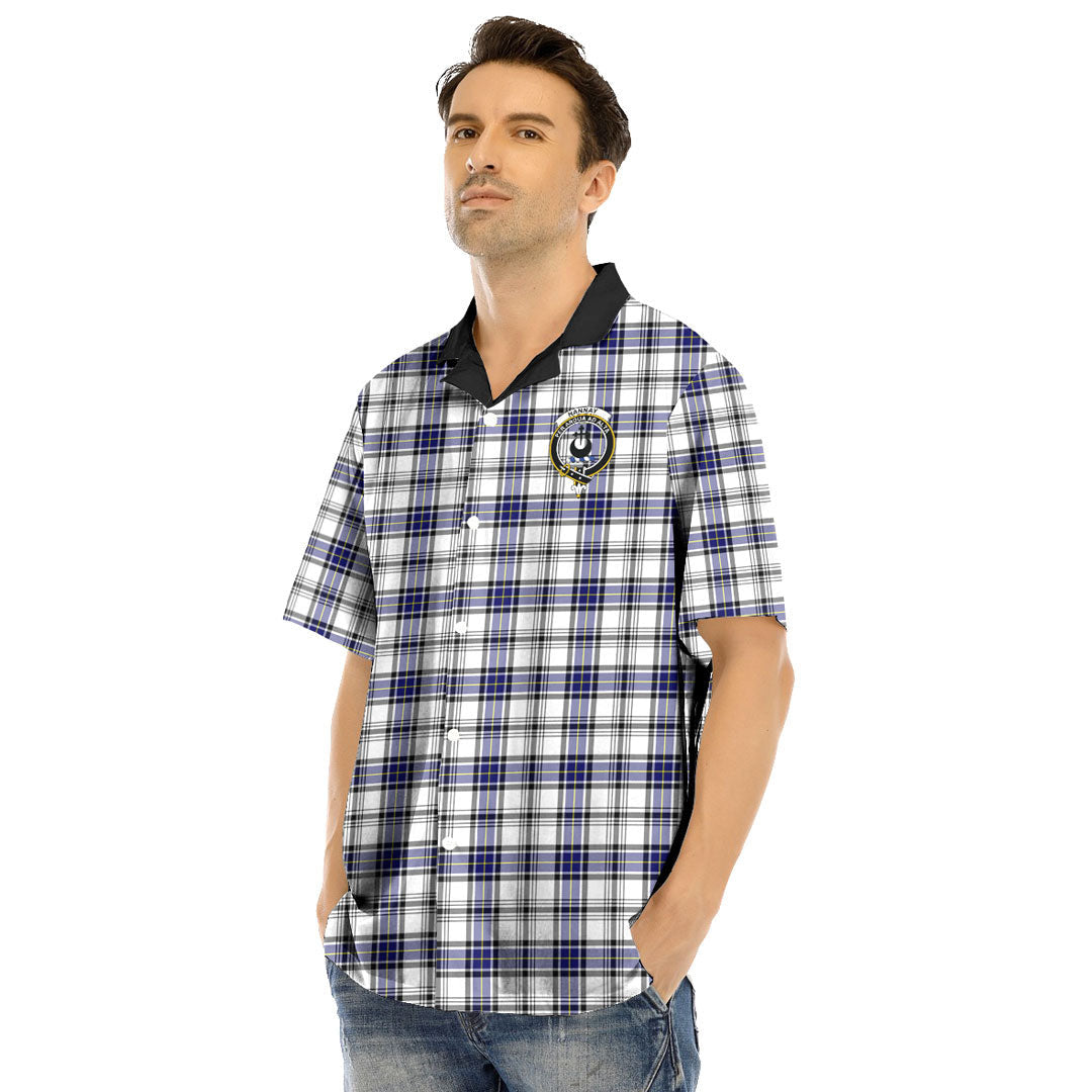 Hannay Modern Tartan Crest Hawaii Shirt