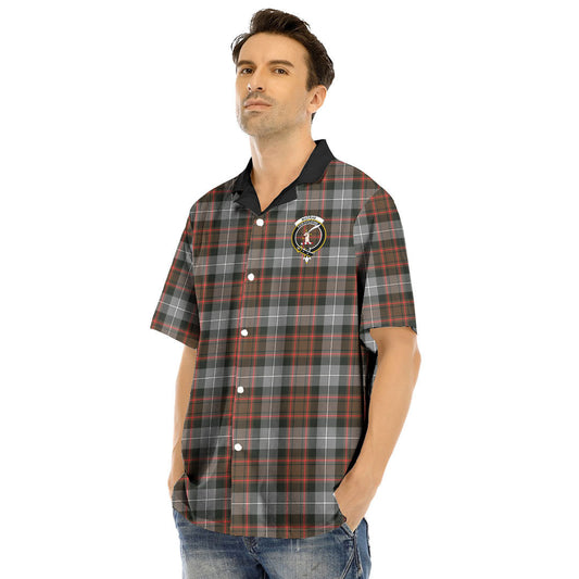 MacRae Hunting Weathered Tartan Crest Hawaii Shirt