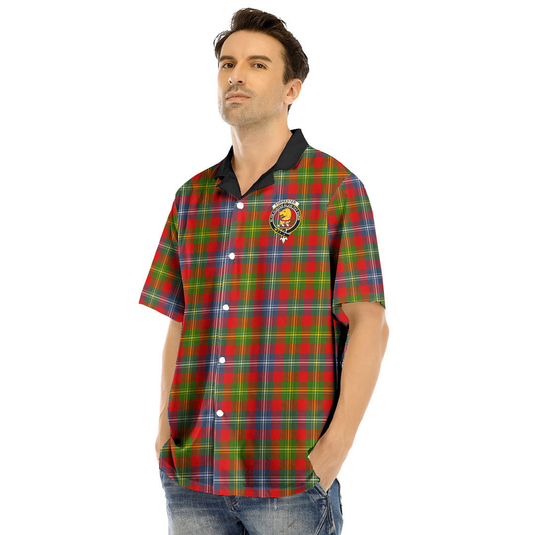 Forrester Tartan Crest Hawaii Shirt