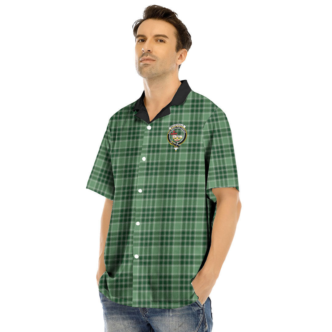MacDonald Lord of the Isles Hunting Tartan Crest Hawaii Shirt