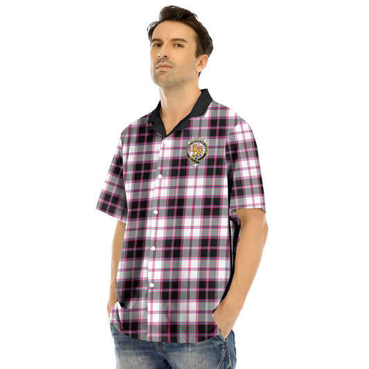 MacPherson Hunting Modern Tartan Crest Hawaii Shirt